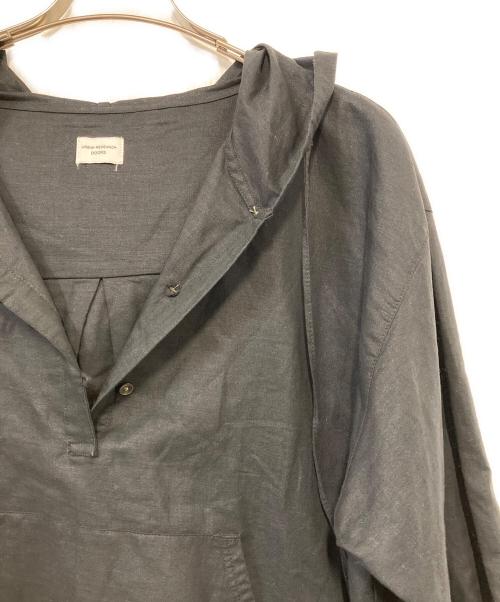 URBAN RESEARCH DOORS（アーバンリサーチドアーズ）URBAN RESEARCH DOORS (アーバンリサーチドアーズ) コットンラミーパーカー ブラック サイズ:Ｍの古着・服飾アイテム