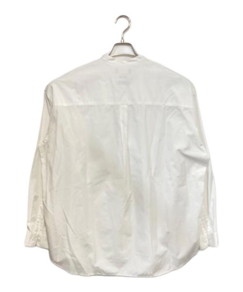 MAISON SPECIAL（メゾンスペシャル）MAISON SPECIAL (メゾンスペシャル) THOMAS MASON (トーマスメイソン) バンドカラーシャツ ホワイト サイズ:48の古着・服飾アイテム