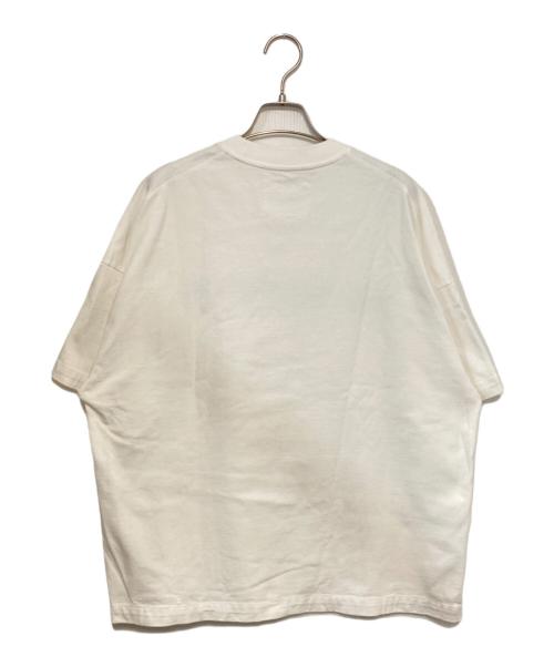 JIL SANDER（ジルサンダー）JIL SANDER (ジルサンダー) ロゴ半袖Tシャツ ホワイト サイズ:Mの古着・服飾アイテム