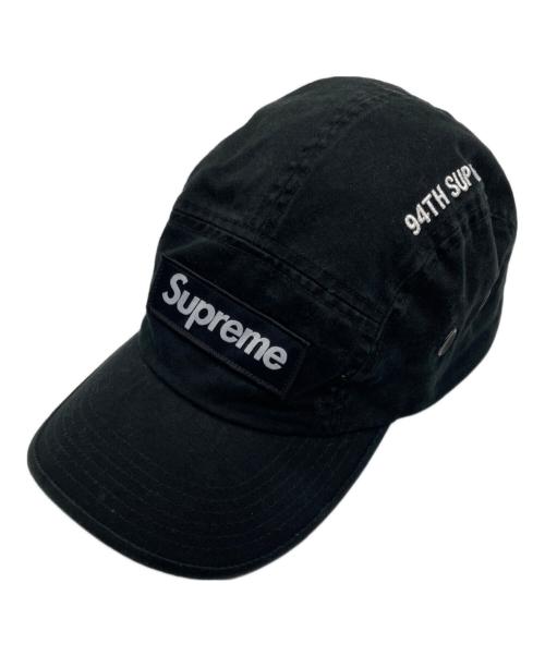SUPREME（シュプリーム）SUPREME (シュプリーム) 21AW Military Camp Cap キャップ ブラックの古着・服飾アイテム