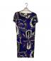 Emilio Pucci（エミリオ プッチ）の古着「ストレッチワンピース」｜パープル×ネイビー
