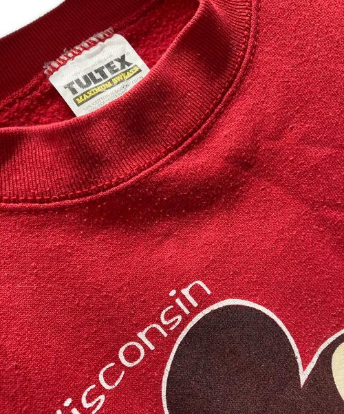 TULTEX（タルテックス）TULTEX (タルテックス) 古着スウェット レッド サイズ:Mの古着・服飾アイテム