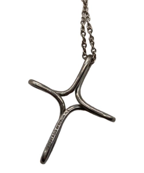 TIFFANY & Co.（ティファニー）TIFFANY & Co. (ティファニー) オープンクロスネックレスの古着・服飾アイテム