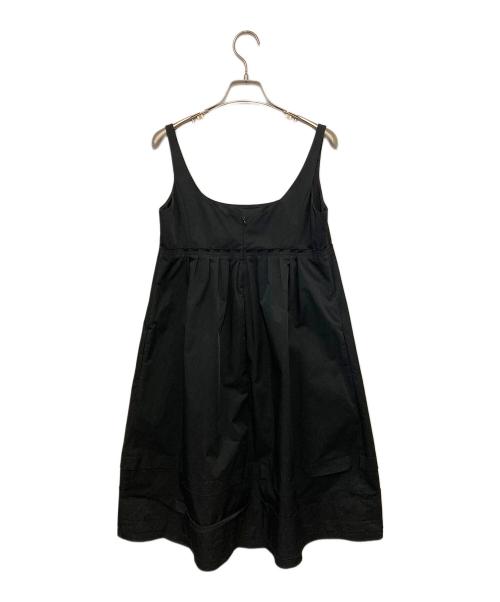 FOXEY NEWYORK（フォクシーニューヨーク）FOXEY NEWYORK (フォクシーニューヨーク) ノースリーブフレアワンピース ブラック サイズ:40の古着・服飾アイテム