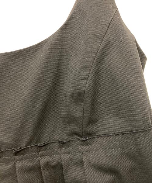 FOXEY NEWYORK（フォクシーニューヨーク）FOXEY NEWYORK (フォクシーニューヨーク) ノースリーブフレアワンピース ブラック サイズ:40の古着・服飾アイテム