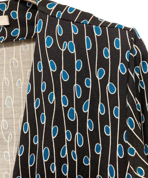 DIANE VON FURSTENBERG（ダイアンフォンファステンバーグ）DIANE VON FURSTENBERG (ダイアンフォンファステンバーグ) シルクラップロングワンピース ブラック サイズ:2の古着・服飾アイテム