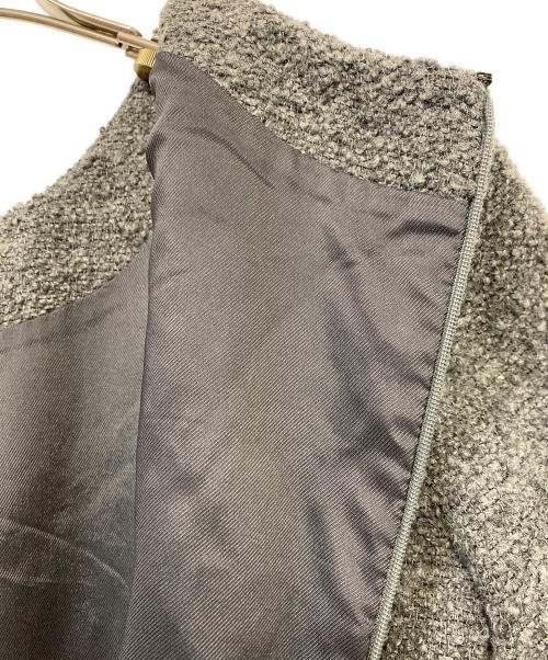 Salvatore Ferragamo（サルヴァトーレ フェラガモ）Salvatore Ferragamo (サルヴァトーレ フェラガモ) ウエストヴァラリボンワンピース グレー サイズ:38の古着・服飾アイテム