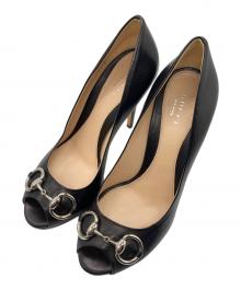 GUCCI（グッチ）の古着「ホースビットハイヒールサンダル」｜ブラック