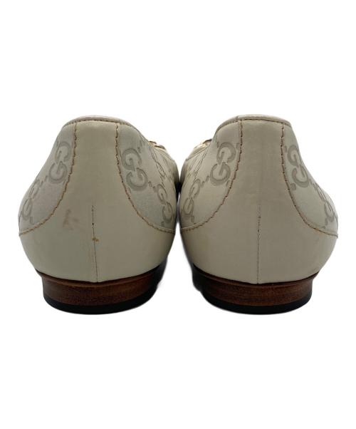 GUCCI（グッチ）GUCCI (グッチ) グッチシマローパンプス アイボリー サイズ:37Cの古着・服飾アイテム