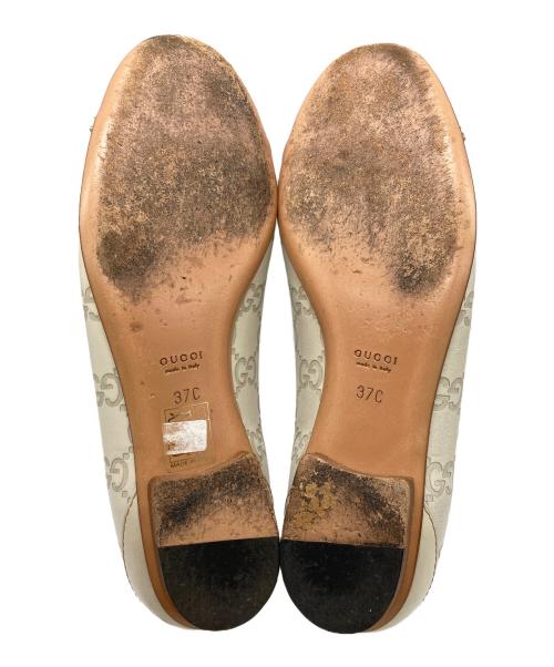 GUCCI（グッチ）GUCCI (グッチ) グッチシマローパンプス アイボリー サイズ:37Cの古着・服飾アイテム