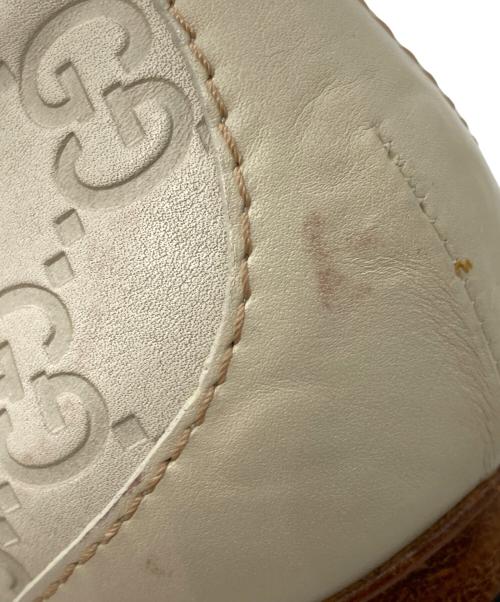 GUCCI（グッチ）GUCCI (グッチ) グッチシマローパンプス アイボリー サイズ:37Cの古着・服飾アイテム