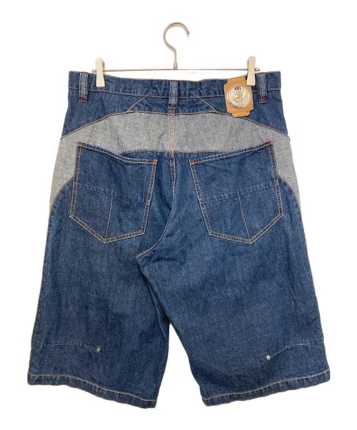 PHAT FARM（ファットファーム）PHAT FARM (ファットファーム) オーバーサイズデニムハーフパンツ インディゴ サイズ:W32の古着・服飾アイテム