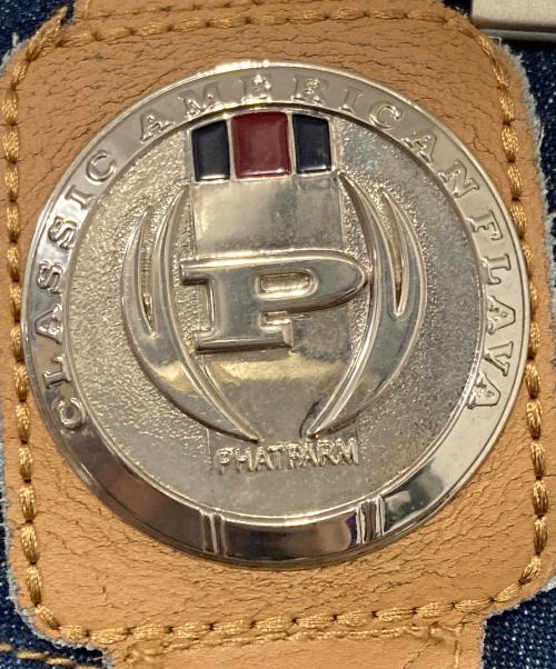 PHAT FARM（ファットファーム）PHAT FARM (ファットファーム) オーバーサイズデニムハーフパンツ インディゴ サイズ:W32の古着・服飾アイテム