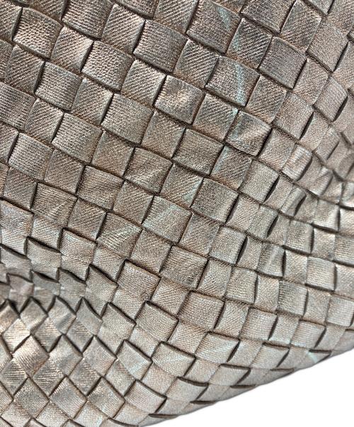 BOTTEGA VENETA（ボッテガベネタ）BOTTEGA VENETA (ボッテガベネタ) イントレチャートトートバッグ ブロンズの古着・服飾アイテム