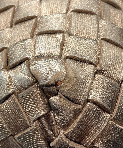 BOTTEGA VENETA（ボッテガベネタ）BOTTEGA VENETA (ボッテガベネタ) イントレチャートトートバッグ ブロンズの古着・服飾アイテム