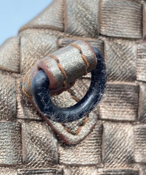 BOTTEGA VENETA（ボッテガベネタ）BOTTEGA VENETA (ボッテガベネタ) イントレチャートトートバッグ ブロンズの古着・服飾アイテム