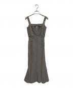 YILONイロン）の古着「ROMANTIC BUSTIER DRESS」｜グレー