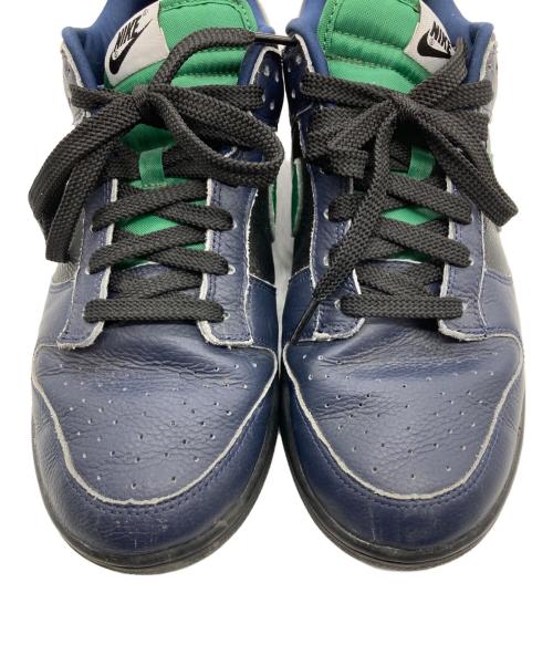 NIKE（ナイキ）NIKE (ナイキ) DUNK LOW BY YOU グリーン×ネイビー サイズ:28cmの古着・服飾アイテム