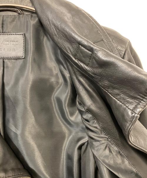 ALL SAINTS（オールセインツ）ALL SAINTS (オールセインツ) シングルライダースジャケット ブラック サイズ:UK 10の古着・服飾アイテム