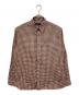 FRED PERRY（フレッドペリー）の古着「チェックシャツ」｜ブラウン×ピンク