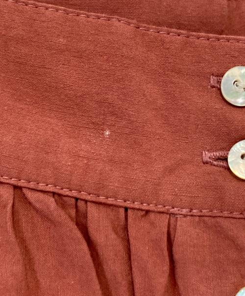 BEARDSLEY（ビアズリー）BEARDSLEY (ビアズリー) リネンブレンドボリュームサロペット ピンク サイズ:ＦＲＥＥの古着・服飾アイテム