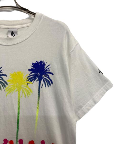 NIKE（ナイキ）NIKE (ナイキ) stussy (ステューシー) LOOSE FIT FIR TEE ホワイト サイズ:Ｍの古着・服飾アイテム