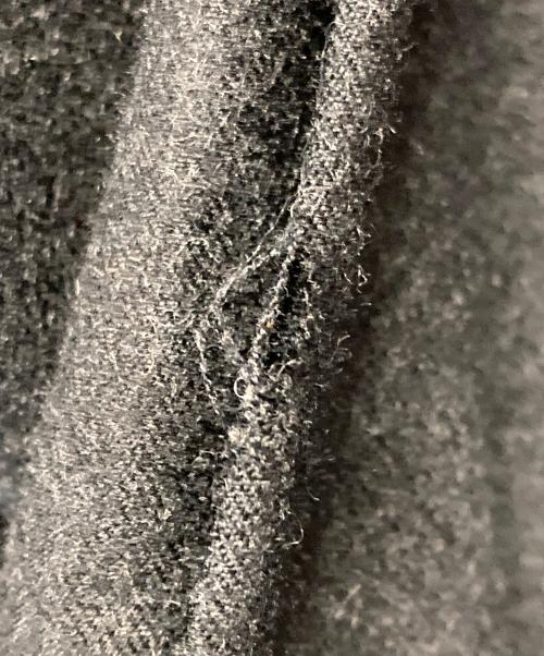 JOHN LAWRENCE SULLIVAN（ジョン ローレンス サリバン）JOHN LAWRENCE SULLIVAN (ジョン ローレンス サリバン) ウールタックワイドパンツ ブラック サイズ:44の古着・服飾アイテム