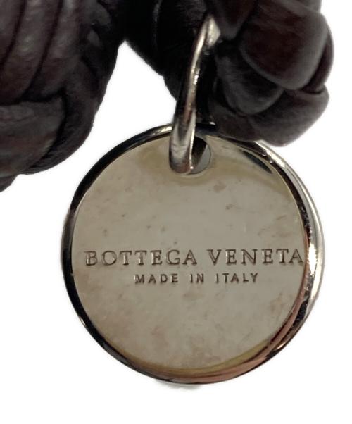 BOTTEGA VENETA（ボッテガベネタ）BOTTEGA VENETA (ボッテガベネタ) レザーイントレチャートブレスレット ブラウンの古着・服飾アイテム