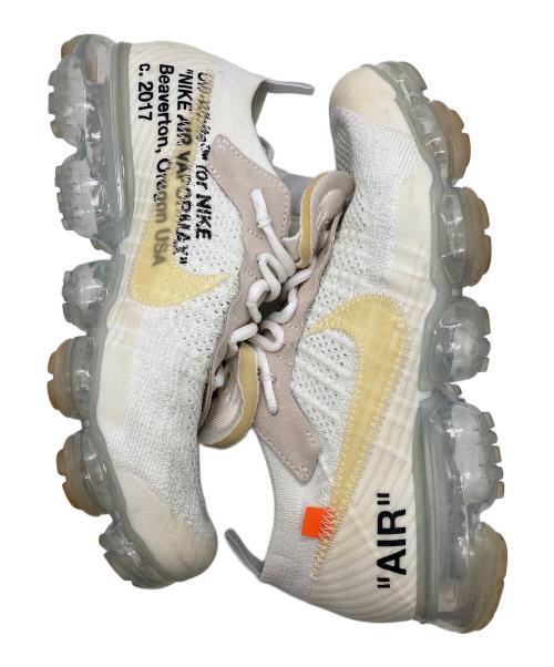 NIKE（ナイキ）NIKE (ナイキ) OFFWHITE (オフホワイト) THE 10 AIR VAPORMAX FK / ヴェイパーマックス ホワイト サイズ:27.5cmの古着・服飾アイテム