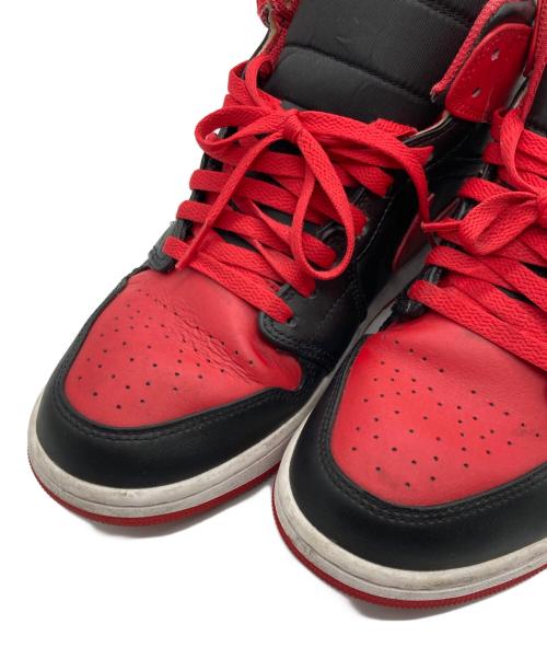 NIKE（ナイキ）NIKE (ナイキ) AIR JORDAN 1 MID / エアジョーダン1 ミッド ブラック×レッド サイズ:28の古着・服飾アイテム