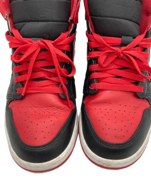 NIKE（ナイキ）NIKE (ナイキ) AIR JORDAN 1 MID / エアジョーダン1 ミッド ブラック×レッド サイズ:28の古着・服飾アイテム