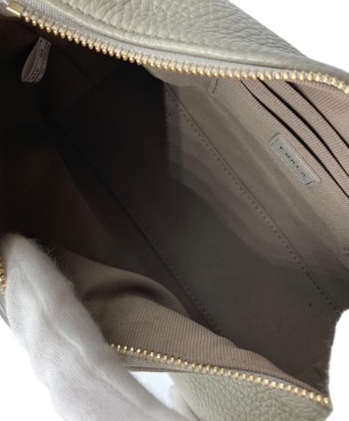 FURLA（フルラ）FURLA (フルラ) NET / ネットハンドバッグ グレージュの古着・服飾アイテム