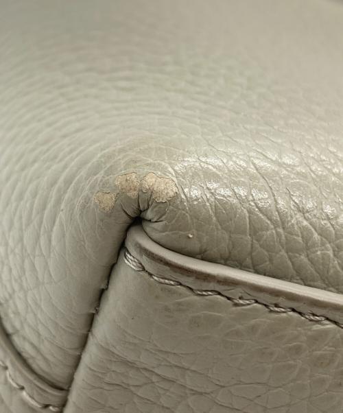 FURLA（フルラ）FURLA (フルラ) NET / ネットハンドバッグ グレージュの古着・服飾アイテム