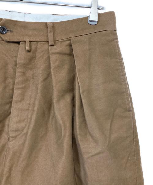 NEAT（ニート）NEAT (ニート) タックパンツ ブラウン サイズ:46の古着・服飾アイテム