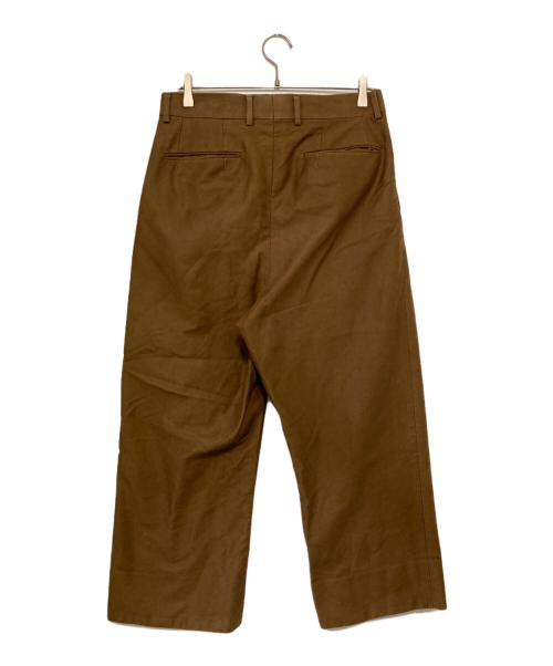 NEAT（ニート）NEAT (ニート) タックパンツ ブラウン サイズ:46の古着・服飾アイテム