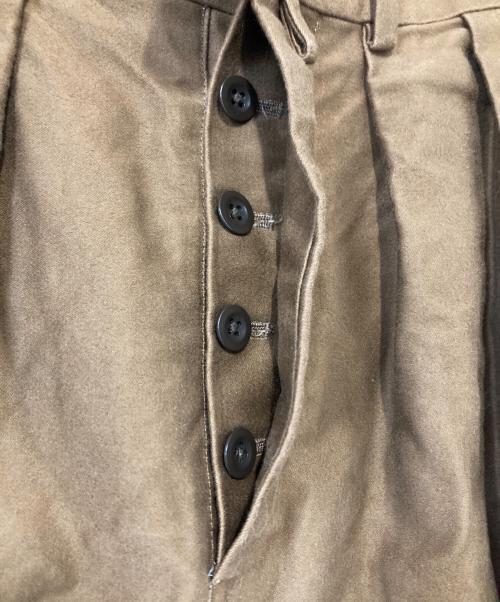 NEAT（ニート）NEAT (ニート) タックパンツ ブラウン サイズ:46の古着・服飾アイテム