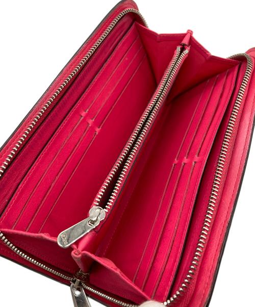 Christian Dior（クリスチャン ディオール）Christian Dior (クリスチャン ディオール) ディオリッシモロゴチャーム付長財布 ネイビーの古着・服飾アイテム