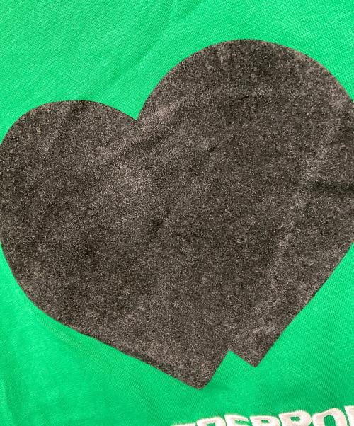 ADER error（アーダーエラー）ADER error (アーダーエラー) ツインハートロゴTシャツ グリーン サイズ:A2の古着・服飾アイテム