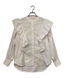 ESTNATION（エストネーション）の古着「ショルダーフリルシャツ」｜ホワイト