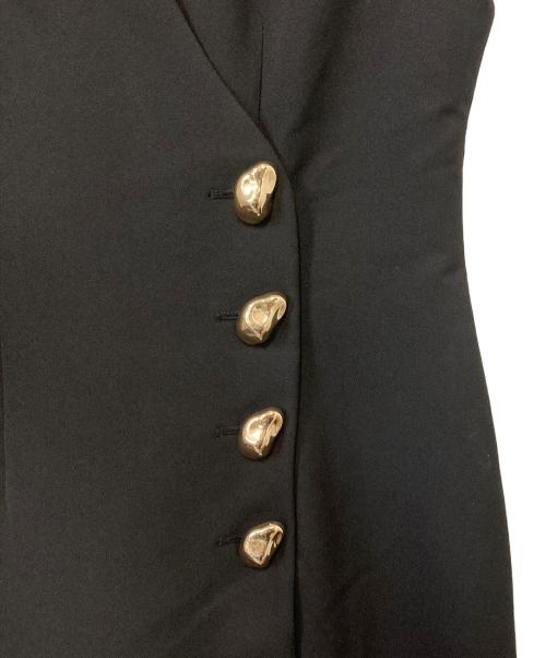 Snidel（スナイデル）Snidel (スナイデル) 金釦ジレワンピ ブラックの古着・服飾アイテム