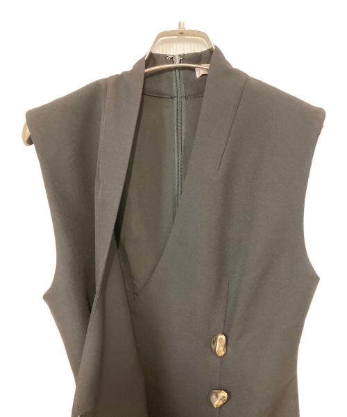 Snidel（スナイデル）Snidel (スナイデル) 金釦ジレワンピ ブラックの古着・服飾アイテム