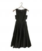 ted bakerテッドベーカー）の古着「Lysanda Cut Out Jacquard Dress」｜ブラック