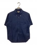 MARGARET HOWELLマーガレットハウエル）の古着「半袖シャツ」｜ネイビー