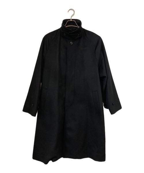 nestrobe confect（ネストローブ コンフェクト）nestrobe confect (ネストローブ コンフェクト) ウールカシミヤブレンドステンカラーコート ブラック サイズ:4の古着・服飾アイテム