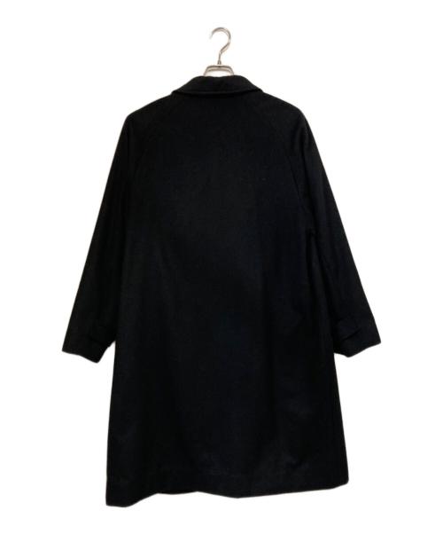 nestrobe confect（ネストローブ コンフェクト）nestrobe confect (ネストローブ コンフェクト) ウールカシミヤブレンドステンカラーコート ブラック サイズ:4の古着・服飾アイテム