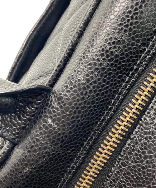 CHANEL（シャネル）CHANEL (シャネル) キャビアスキンマトラッセミニボストンバッグ ブラックの古着・服飾アイテム