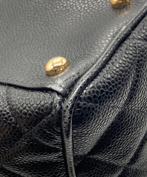 CHANEL（シャネル）CHANEL (シャネル) キャビアスキンマトラッセミニボストンバッグ ブラックの古着・服飾アイテム