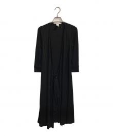 DIANE VON FURSTENBERG（ダイアンフォンファステンバーグ）の古着「カシュクールワンピース」｜ブラック