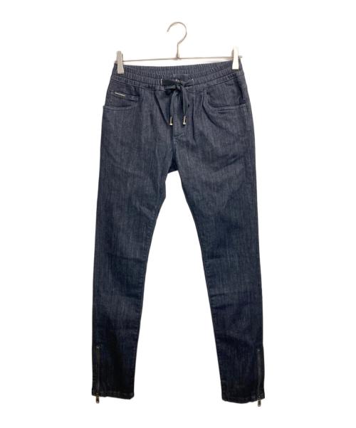 DOLCE & GABBANA（ドルチェ＆ガッバーナ）DOLCE & GABBANA (ドルチェ＆ガッバーナ) ジョグデニムパンツ インディゴ サイズ:48の古着・服飾アイテム