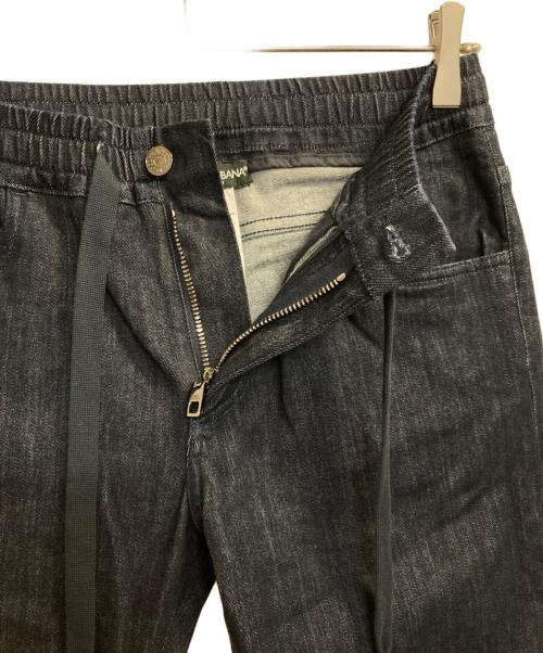 DOLCE & GABBANA（ドルチェ＆ガッバーナ）DOLCE & GABBANA (ドルチェ＆ガッバーナ) ジョグデニムパンツ インディゴ サイズ:48の古着・服飾アイテム